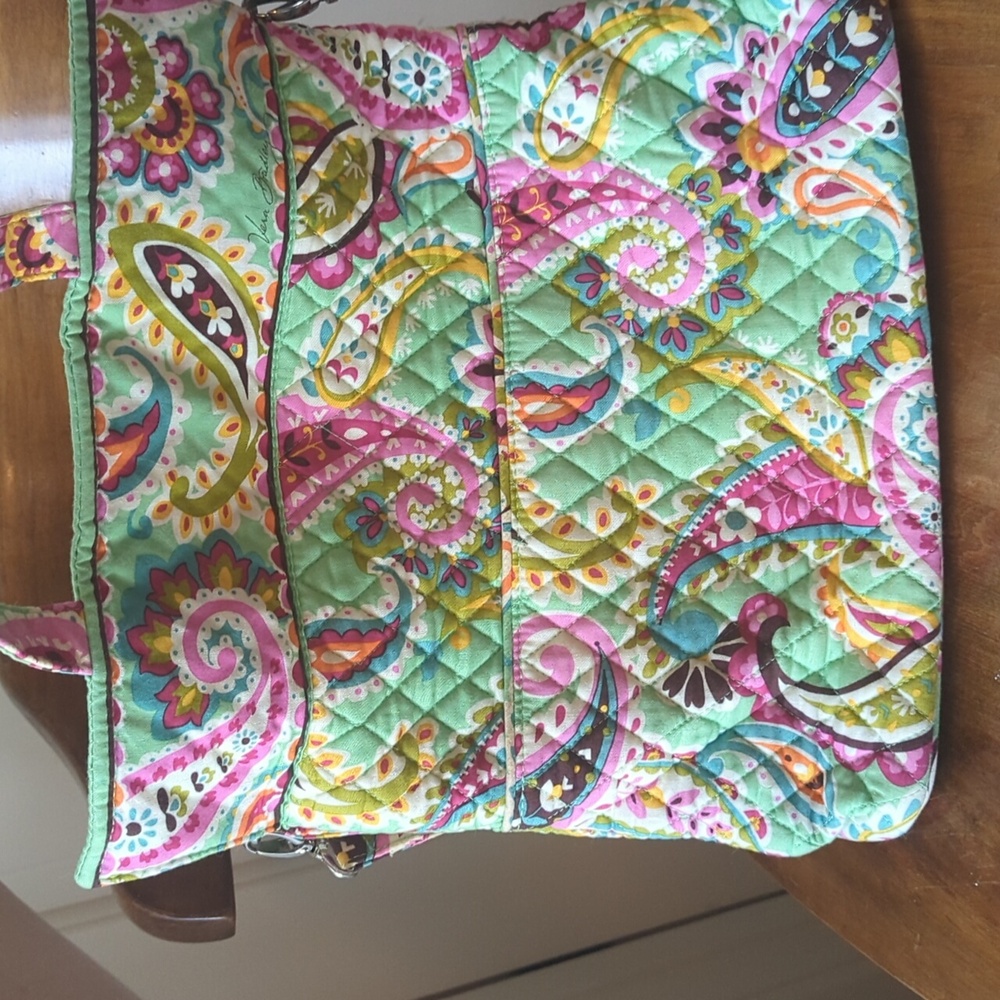 Vera Bradley Paisley Quilted Shoulder Bag - Picture 4 of 11